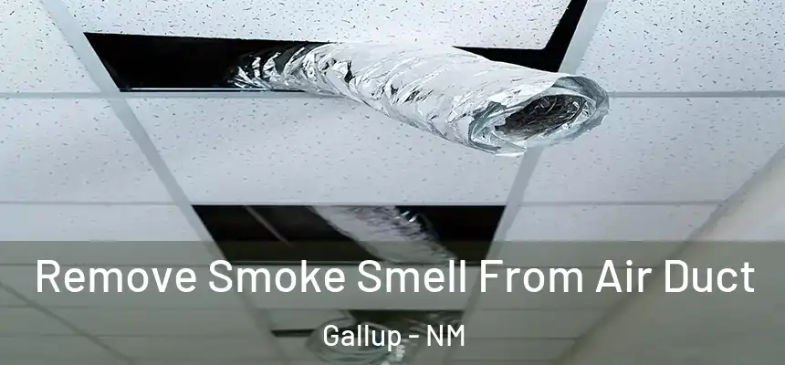 Remove Smoke Smell From Air Duct Gallup - NM